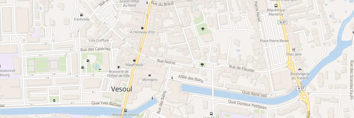 Plan du 11 Rue Noirot à Vesoul