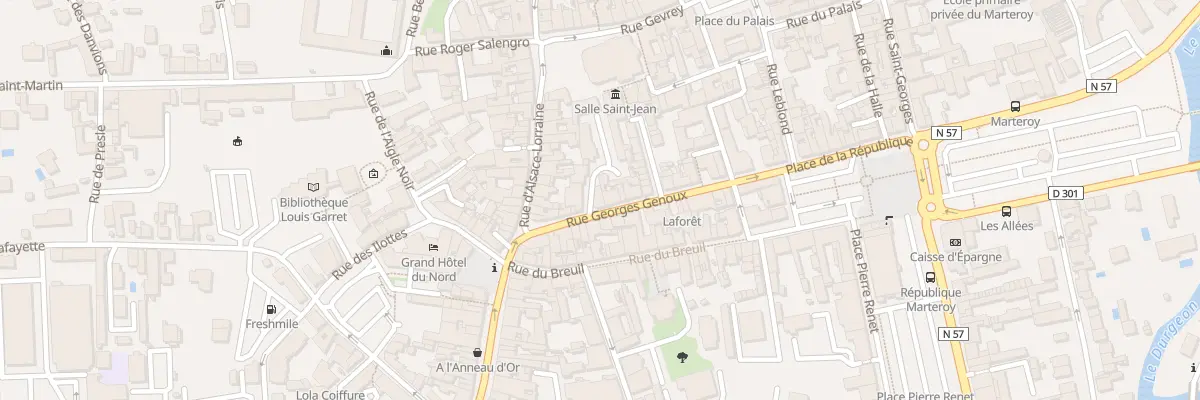 Plan du 17 Rue Georges Genoux à Vesoul
