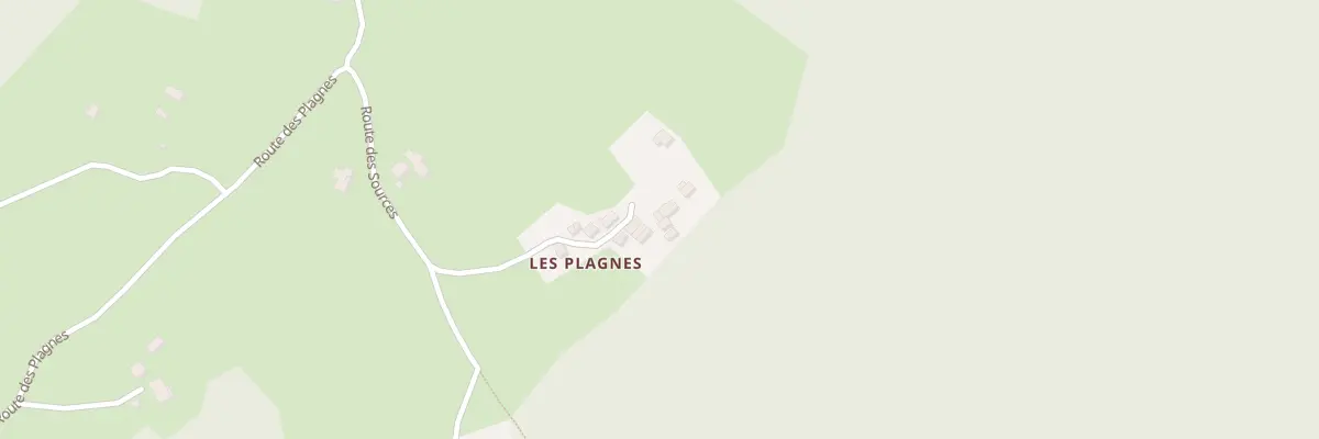 Plan du 5216 Les Plagnes à Presle