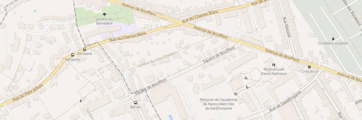 Plan du 7 Sen du Clos Chatton à Nancy