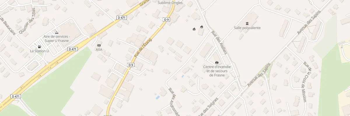 Plan du 5 Rue des Andromèdes à Frasne