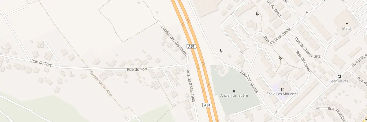 Plan du 2 Rue du Fort à Champigneulles