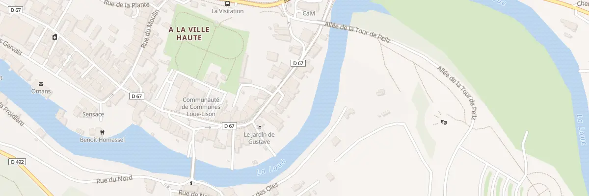 Plan du 42 Rue Edouard Bastide à Ornans