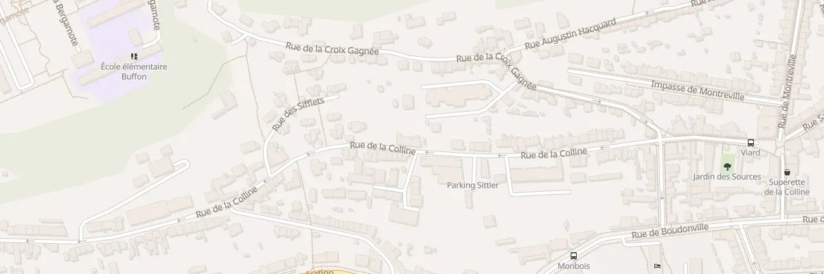 Plan du 66 Rue de la Colline à Nancy