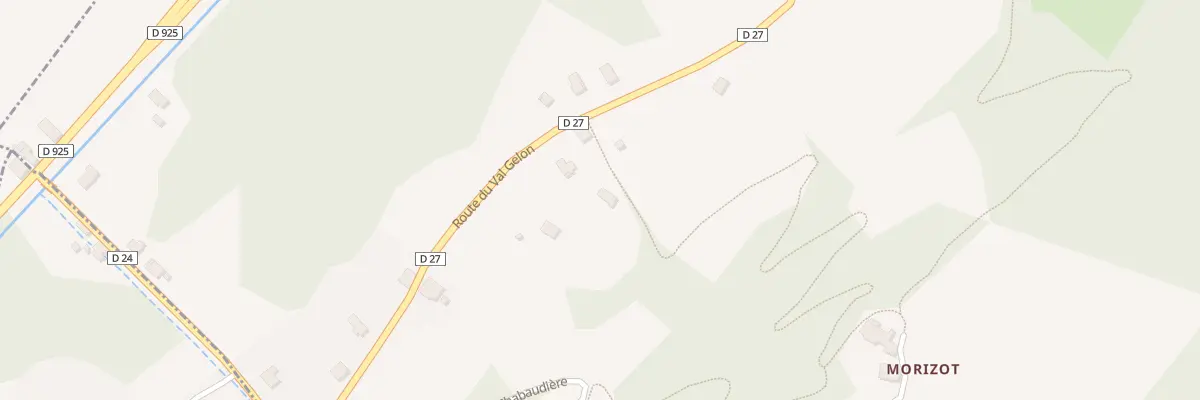 Plan du 300B Rte du Val Gelon à Villard-Léger