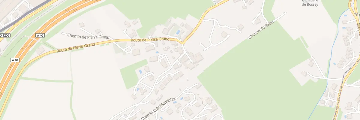 Plan du 23 Rte de Collonges à Bossey