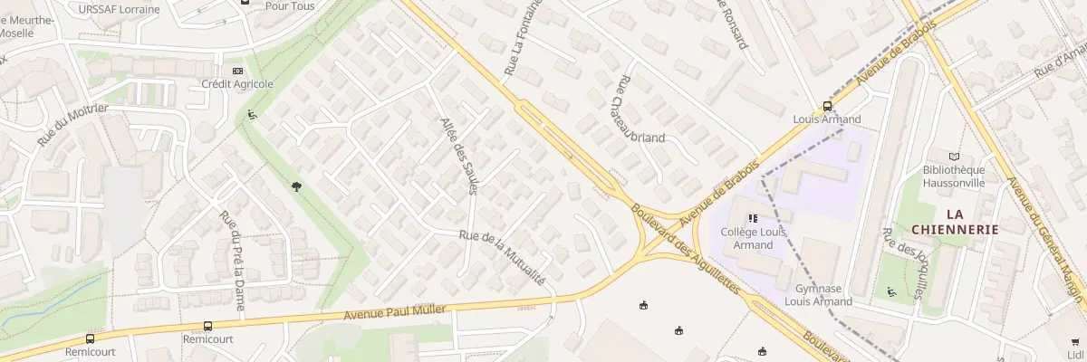 Plan du 18 Rue de la Mutualité à Villers-lès-Nancy