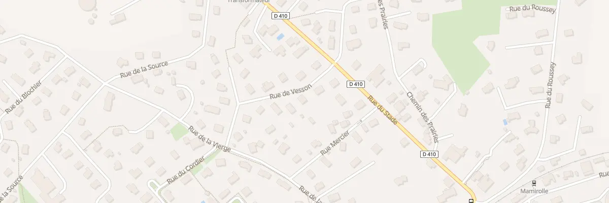 Plan du 5 Rue de Vesson à Mamirolle