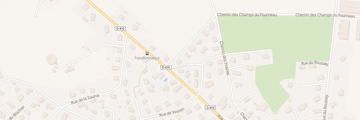 Plan du 9 Rue Champs Grosbois à Mamirolle