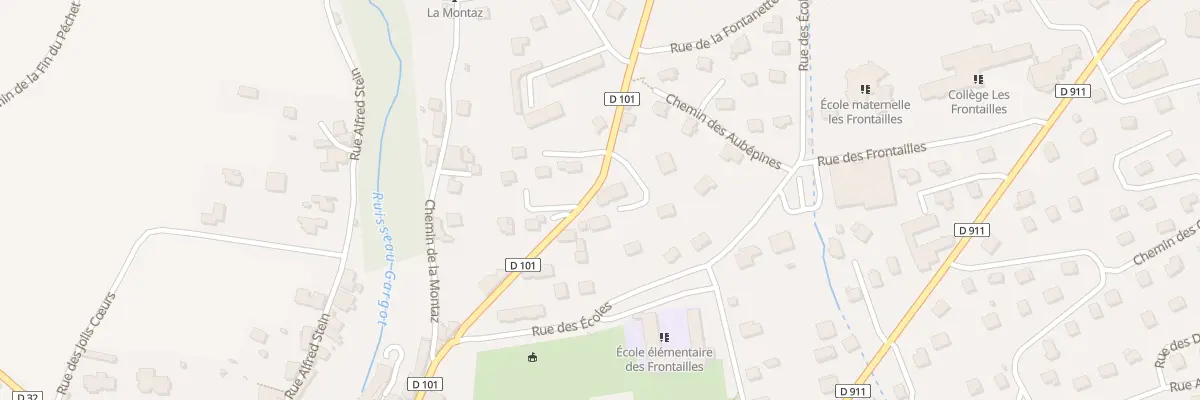 Plan du 5738 Rue Jean-Louis Bouvet à Saint-Pierre-d’Albigny