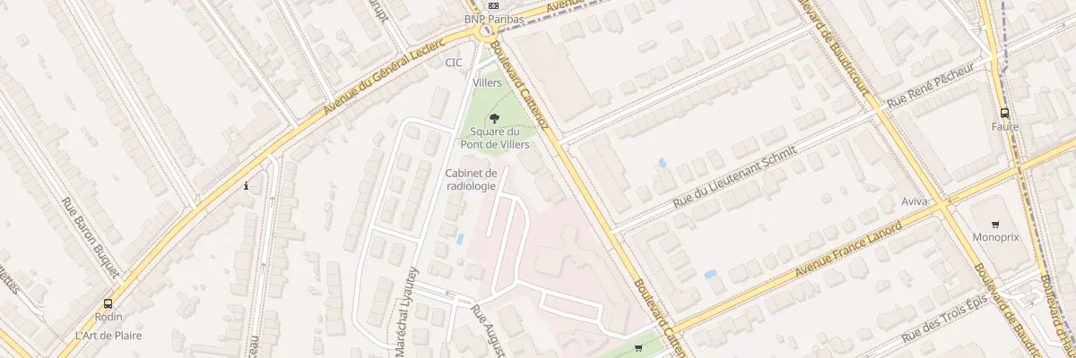 Plan du 2 Bd Docteur Cattenoz à Villers-lès-Nancy