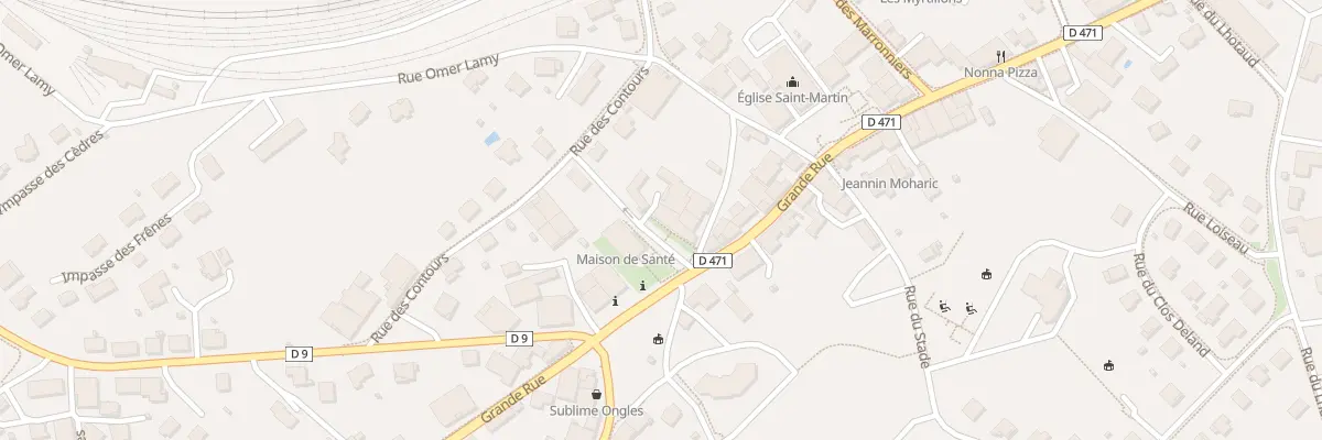 Plan du 48 Rue de la Gare à Frasne