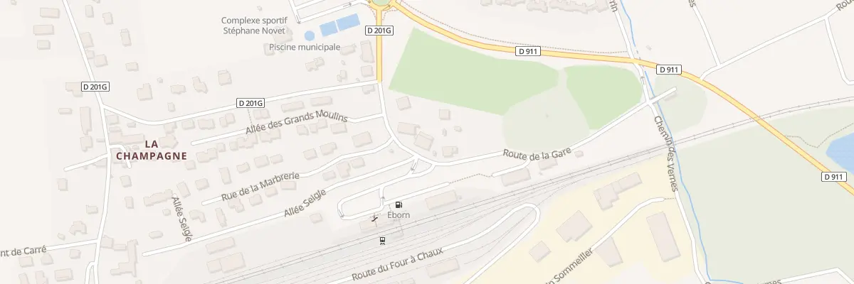 Plan du 215 Rte de la Gare à Saint-Pierre-d’Albigny