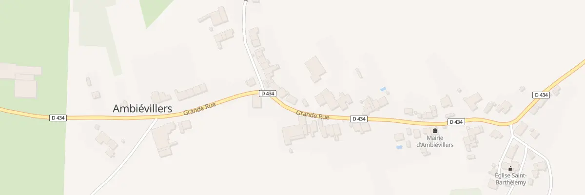 Plan du 21 Grande Rue à Ambiévillers
