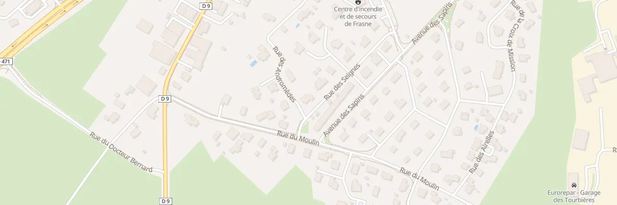 Plan du 10 Rue des Seignes à Frasne