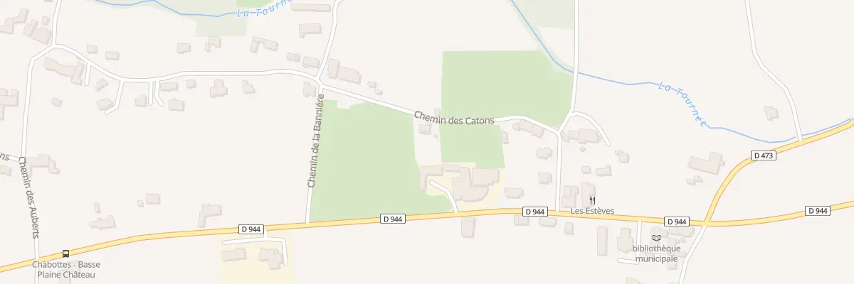 Plan du 265 Che des Catons à Chabottes