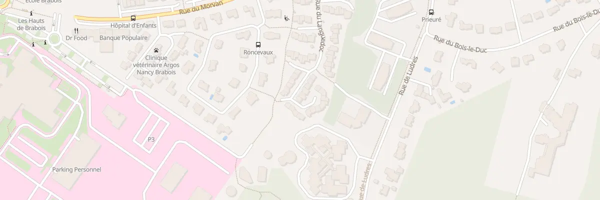 Plan du 55 Rue du Languedoc à Vandœuvre-lès-Nancy