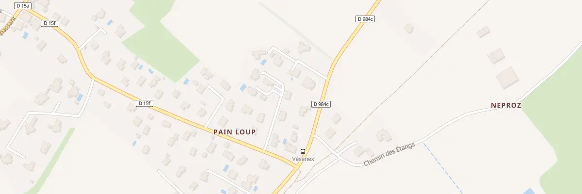 Plan du 491T Che de Pain Loup à Divonne-les-Bains