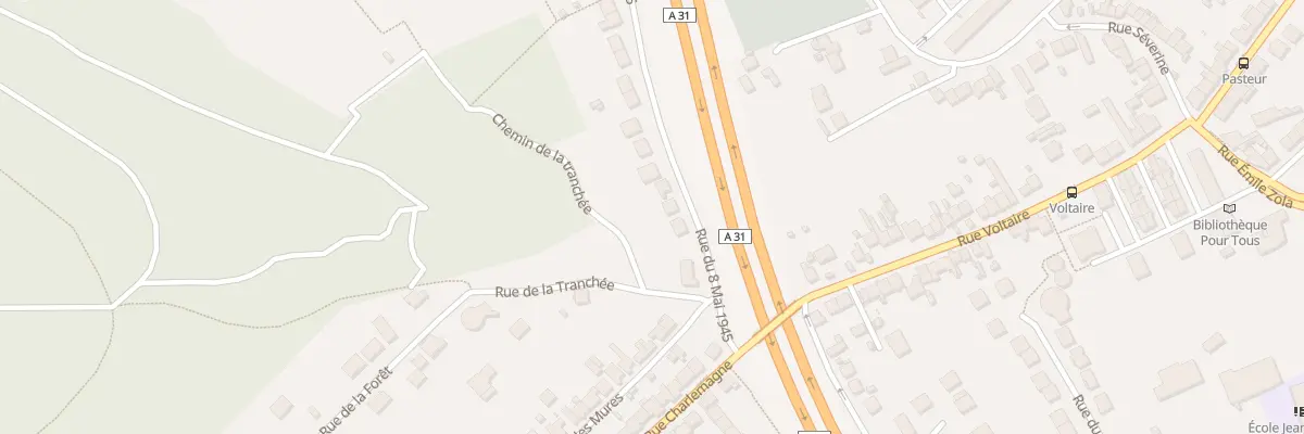 Plan du 5 Rue du Huit Mai 1945 à Champigneulles