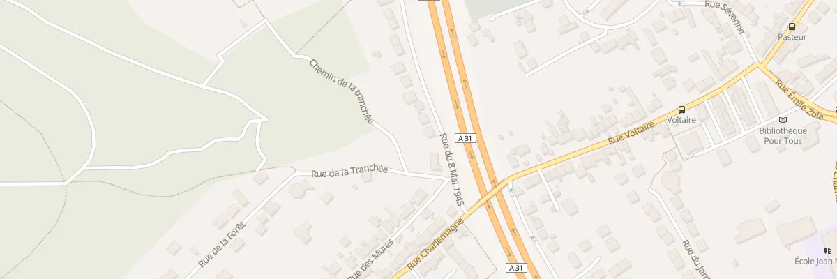 Plan du 3 Rue du Huit Mai 1945 à Champigneulles