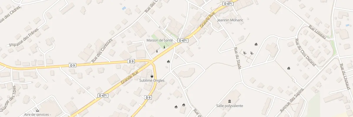 Plan du 1 Rue des Ateliers à Frasne