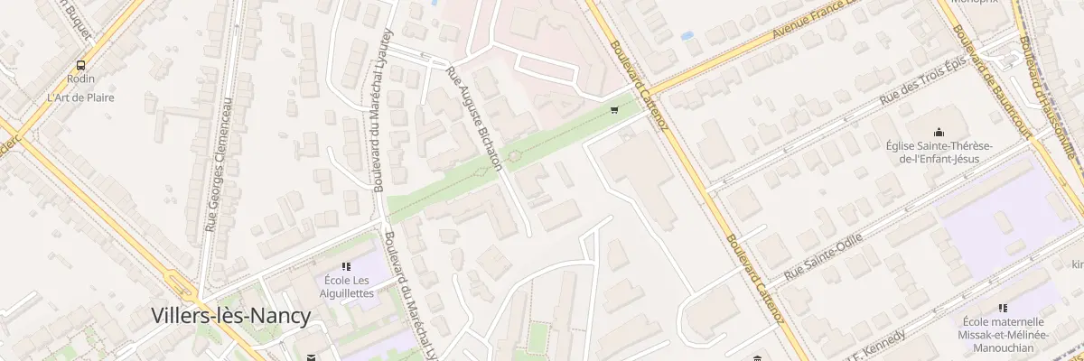Plan du 5 Rue Auguste Bichaton à Villers-lès-Nancy