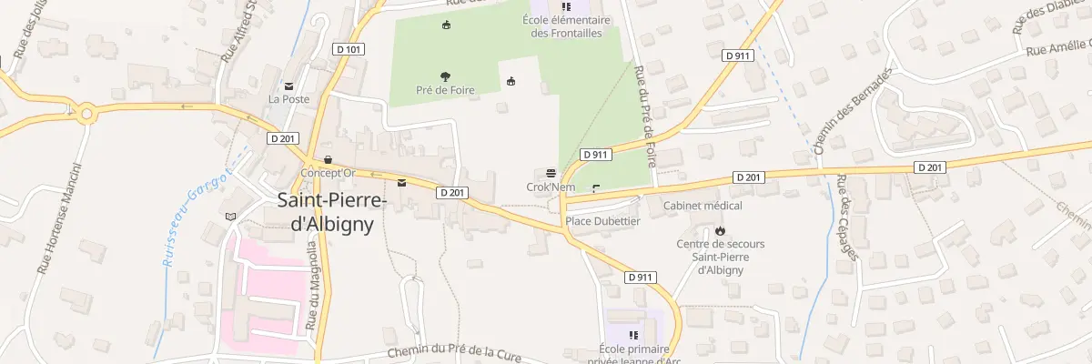 Plan du 5624 Pl Dubettier à Saint-Pierre-d’Albigny