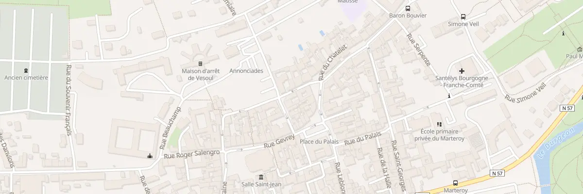 Plan du 2 Rue de Mailly à Vesoul