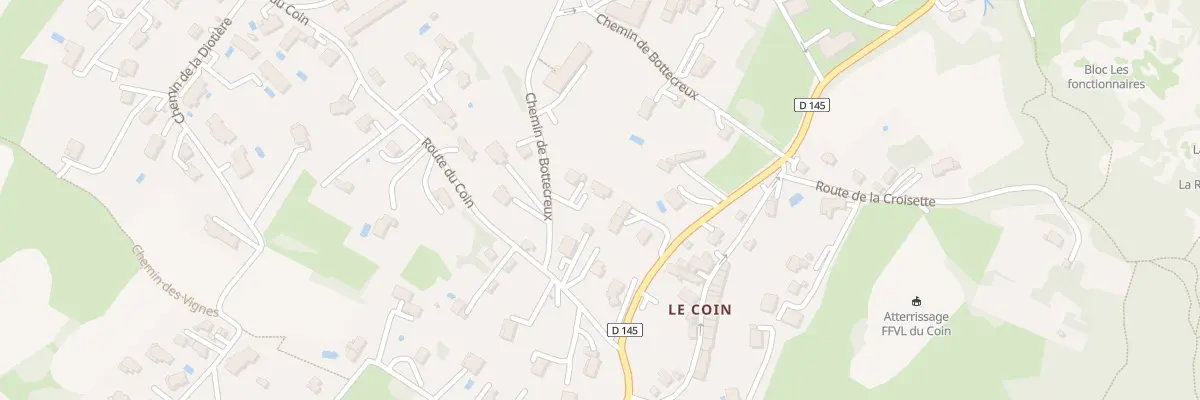 Plan du 735 Che de Bottecreux à Collonges-sous-Salève
