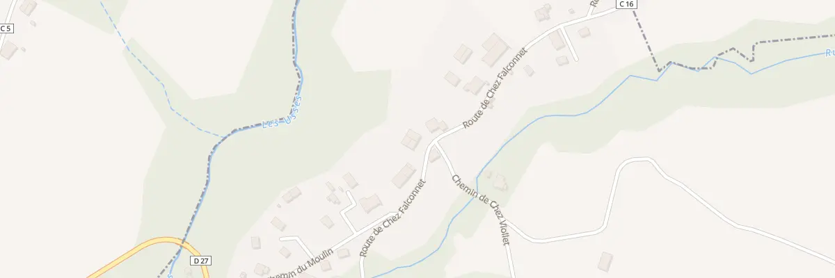 Plan du 215 Rte de chez Falconnet à Villy-le-Bouveret