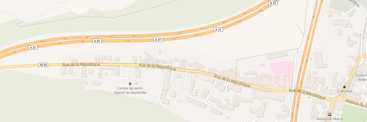 Plan du 94 Rue de la République à Maxéville