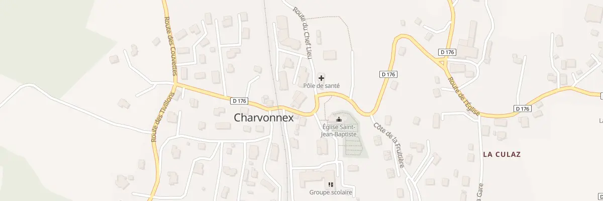 Plan du 650 Rte du Chef Lieu à Charvonnex