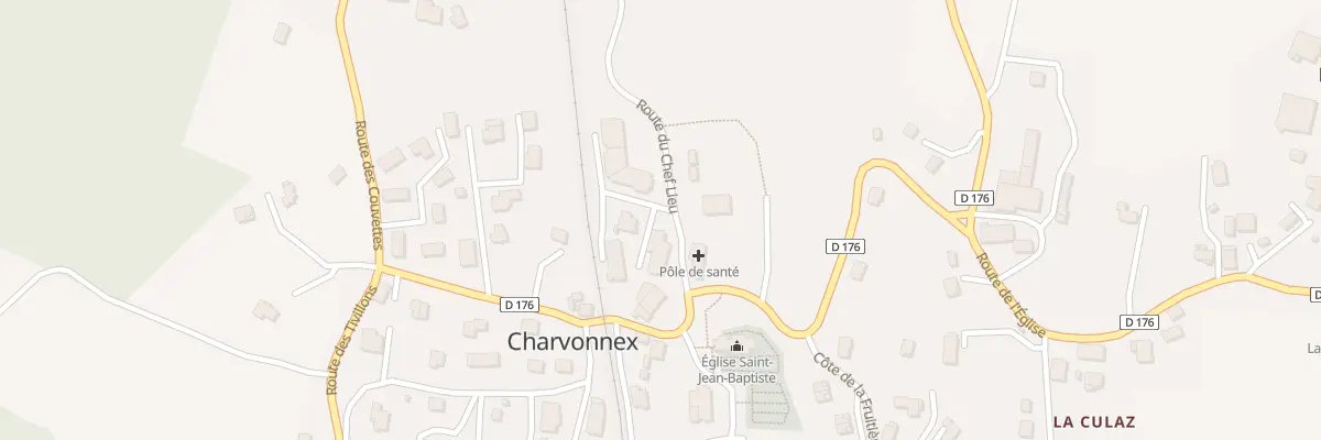 Plan du 590 Rte du Chef Lieu à Charvonnex