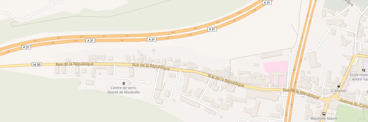 Plan du 90 Rue de la République à Maxéville