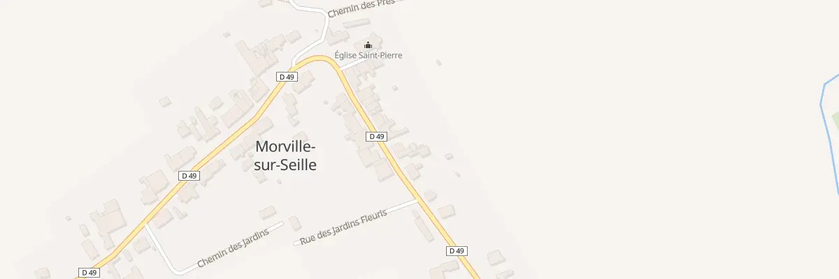 Plan du 13 Rue Bel Louis à Morville-sur-Seille