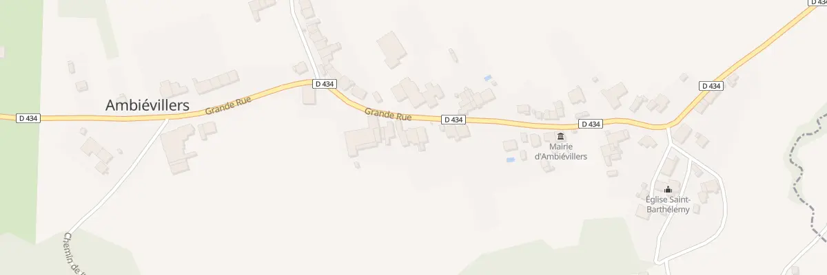 Plan du 20 Grande Rue à Ambiévillers