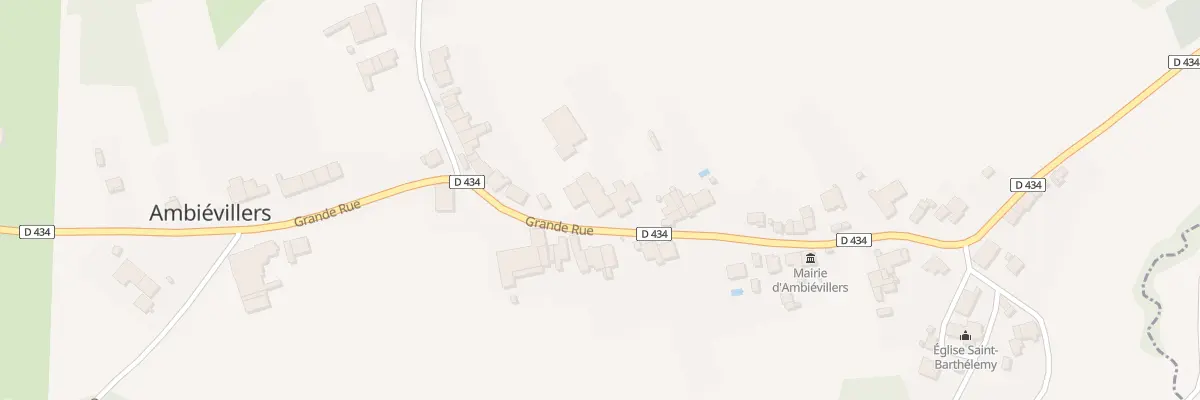 Plan du 23 Grande Rue à Ambiévillers