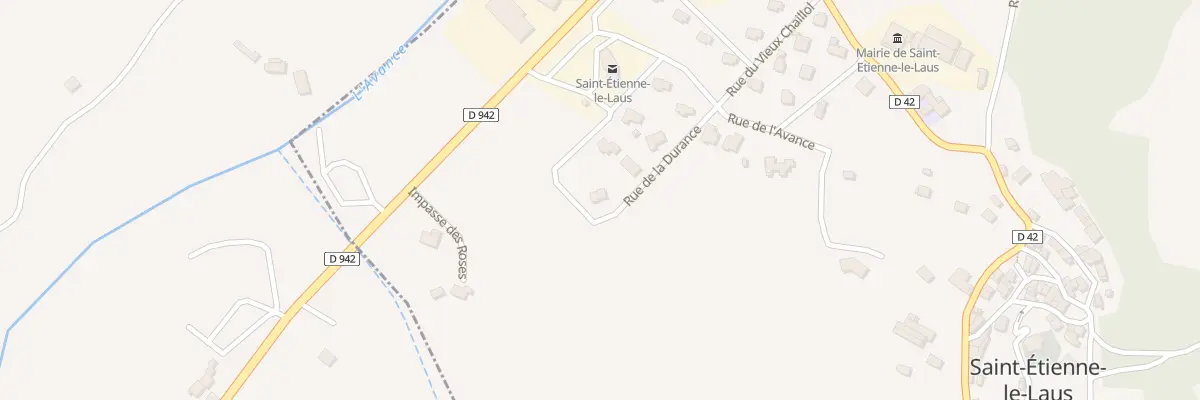 Plan du 209 Rue de la Durance à Saint-Étienne-le-Laus