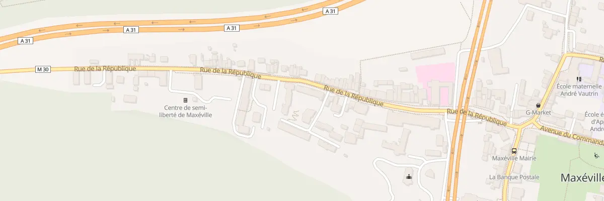 Plan du 25 Rue de la République à Maxéville