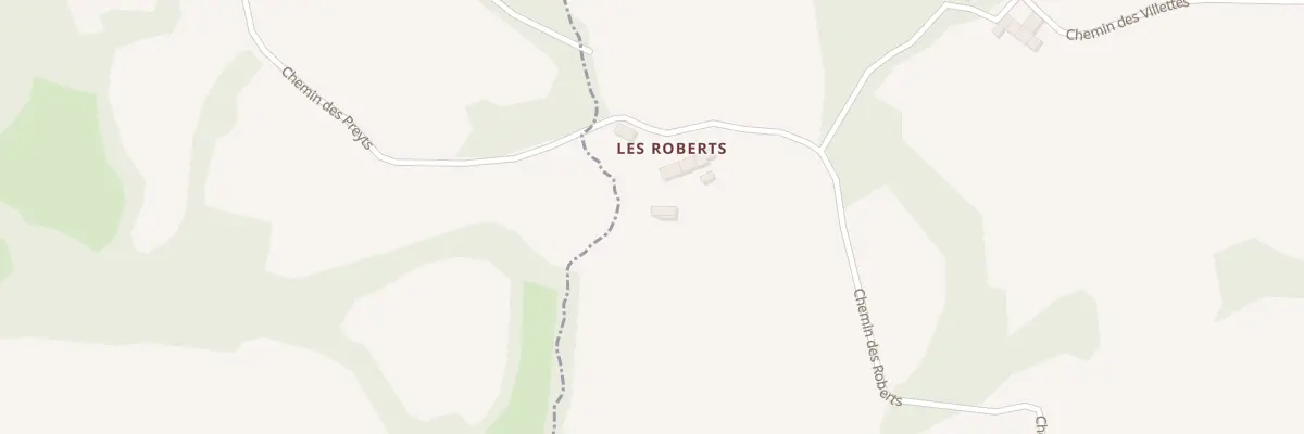 Plan du 605 Che des Roberts à Chabottes
