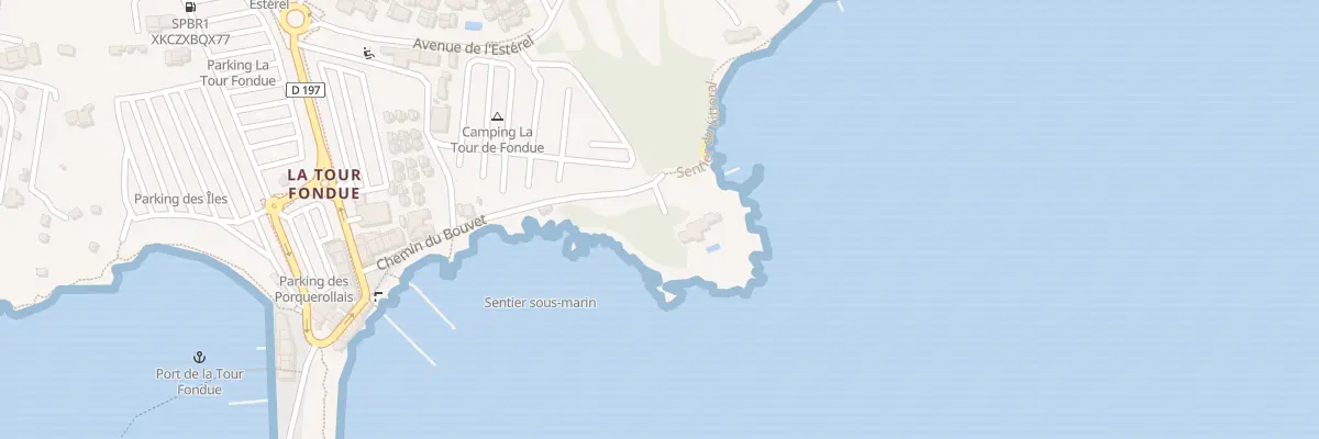 Plan du 200 Che du Bouvet à Hyères