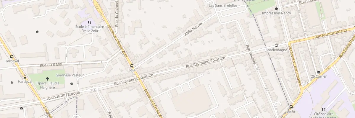 Plan du 49 Rue Raymond Poincaré à Laxou