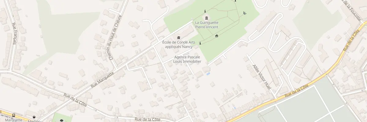 Plan du 8 Sen des Vignes à Nancy