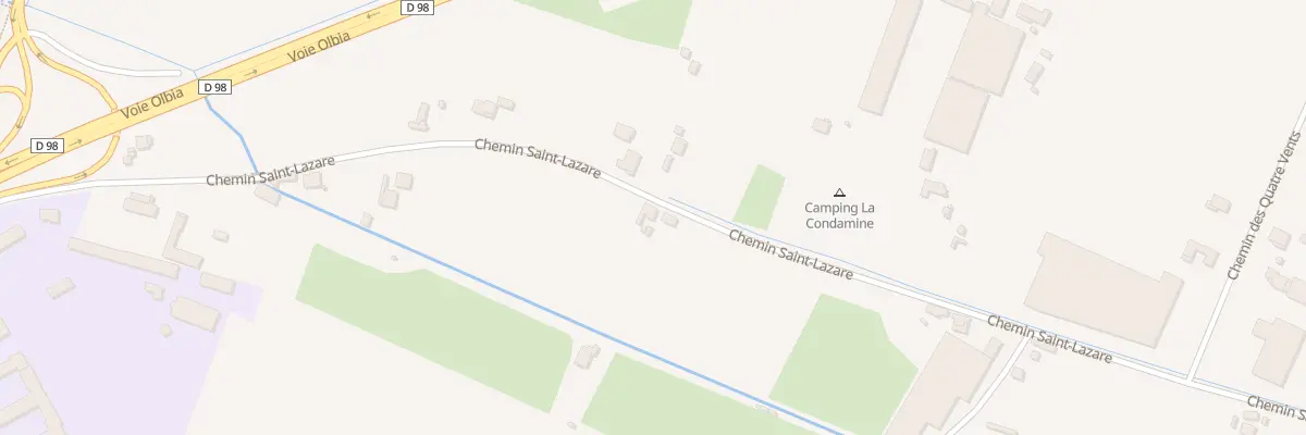 Plan du 566 Che Saint Lazare à Hyères