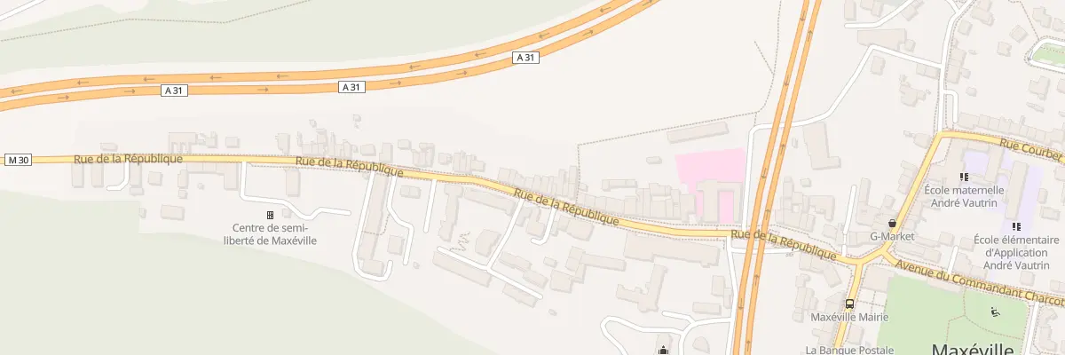 Plan du 76 Rue de la République à Maxéville