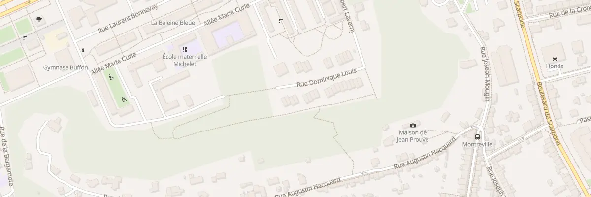 Plan du 57 Rue Dominique Louis à Nancy
