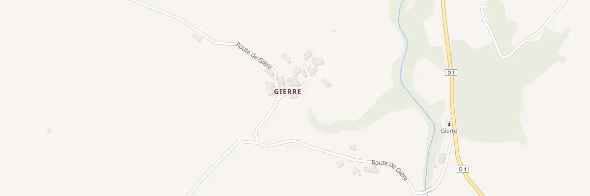 Plan du 718 Rte de Gière à Turriers
