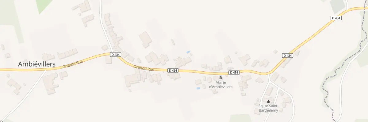 Plan du 31 Grande Rue à Ambiévillers