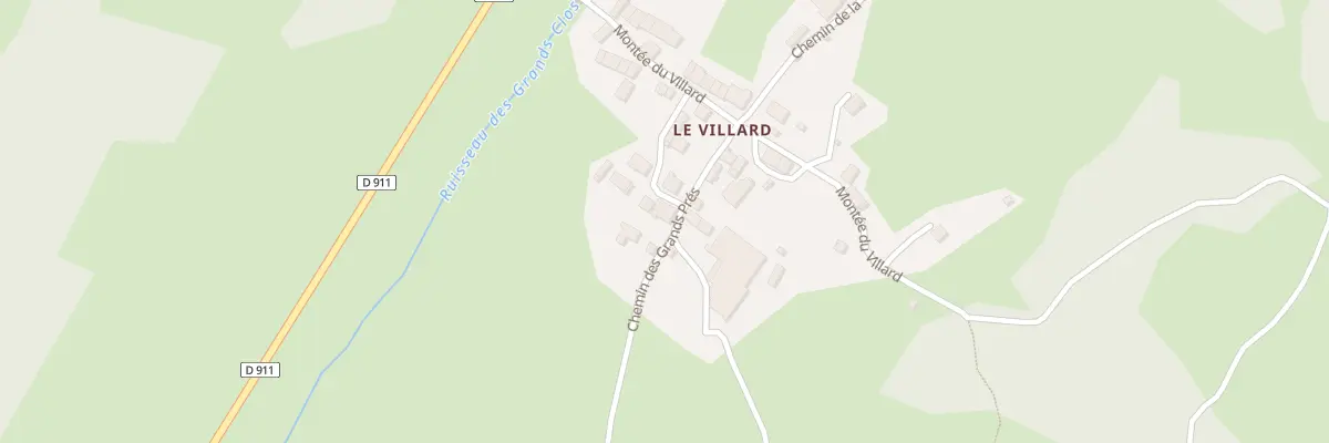 Plan du 5197 Le Villard à École