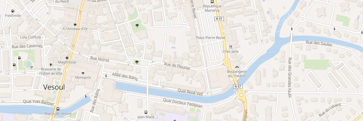 Plan du 15 Rue de Fleurier à Vesoul